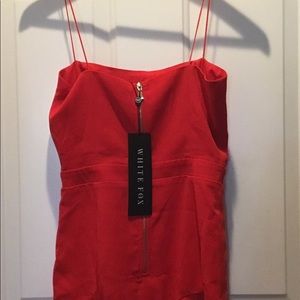 White Fox red Just My Type Dress